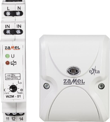 Fotoja e Çelës automatik ndriçimi Zamel Twilight SOS-01, 16A, 230V, me sondë, i bardhë
