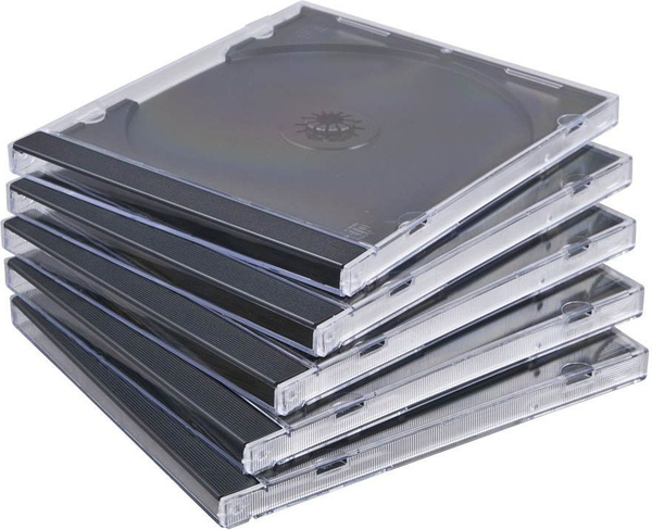 Fotoja e Kutia për CD/DVD MediaRange BOX31, 5 copë, të tejdukshme