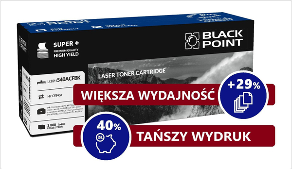 Fotoja e Toner për printer Black Point LCBPH540ACFBK, zëvendësues për 203A, i zi
