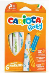 Fotoja e Markerë Carioca Maxi Baby Markers, 6 ngjyra