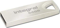 Fotoja e Pendrive USB Pendrive Integral Metal Arc, 64 GB, i bardhë