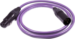 Fotoja e Kabllo zëri Melodika MD1X100 Interconnect, XLR në XLR, 10m, vjollcë