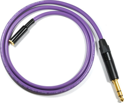 Fotoja e Kabllo Melodika Jack 3.5mm - Jack 6.3mm, 3m, vjollcë