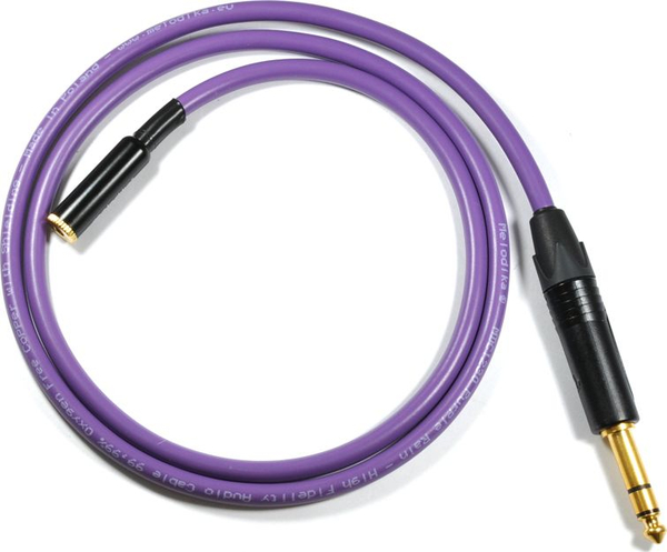 Fotoja e Kabllo Melodika Jack 3.5mm - Jack 6.3mm, 3m, vjollcë