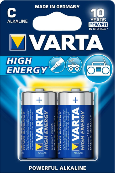 Fotoja e Bateri Varta LR14 / 2SZT High Energy