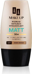 Fotoja e Fondacion për makijazh AA Make up Matt Mattifying 107 Dark Beige, 30ml