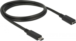 Fotoja e Kabllo Delock USB-C - USB-C 1m, e zezë