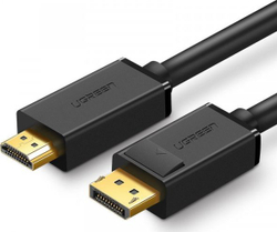 Fotoja e Kabllo Ugreen DisplayPort - HDMI, 3m, e zezë