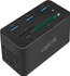Fotoja e Zgjerues portash USB per lidhjeje LogiLink UA0370 USB‑C 3.2 Gen 1 10‑në‑1 HDMI RJ45 USB‑A USB‑C lexues SD/microSD/CF 60 W e zezë, Picture 1