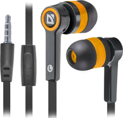 Fotoja e Kufje Defender Pulse 420 63420, 20Hz-20kHz, 105dB, të zeza/portokalli