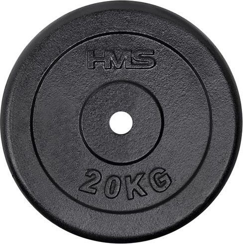 Fotoja e Peshë për stërvitje HMS, 20 kg, e zezë
