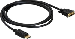 Fotoja e Kabllo Delock Displayport - DVI-D, 5m, e zezë