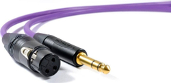 Fotoja e Kabllo audio Melodika Jack 6.3mm në XLR, 3m, vjollcë