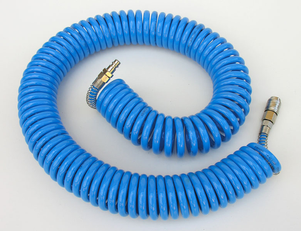Fotoja e Tub spiral pneumatik Adler, 6.5mm x 10m, i kaltër
