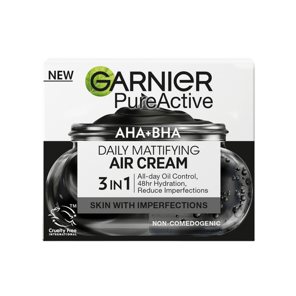 Fotoja e Garnier Pure Active Charcoal Air Mattifying Gel Cream – 50ml