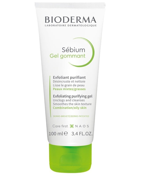 Fotoja e Bioderma Sébium Gel Gommant [Xhel Pastrues dhe Eksfoliant për Lëkurë Kombinim ose me Yndyrë]