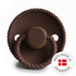 Fotoja e FRIGG Rope Latex Natural Rubber Pacifier 1 Piece - Cocoa, Picture 4