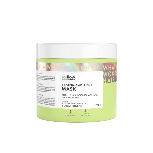 Fotoja e Maskë për flokë So!Flow Mint with Aloe, 400ml