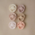 Fotoja e FRIGG Fairytale Natural Rubber Pacifier 2 Pack - Cream/Blush, Picture 2
