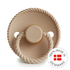 Fotoja e FRIGG Rope Latex Natural Rubber Pacifier 1 Piece - Croissant, Picture 3