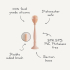 Fotoja e Silicone Baby Bottle Brush - Shifting Sand, Picture 6