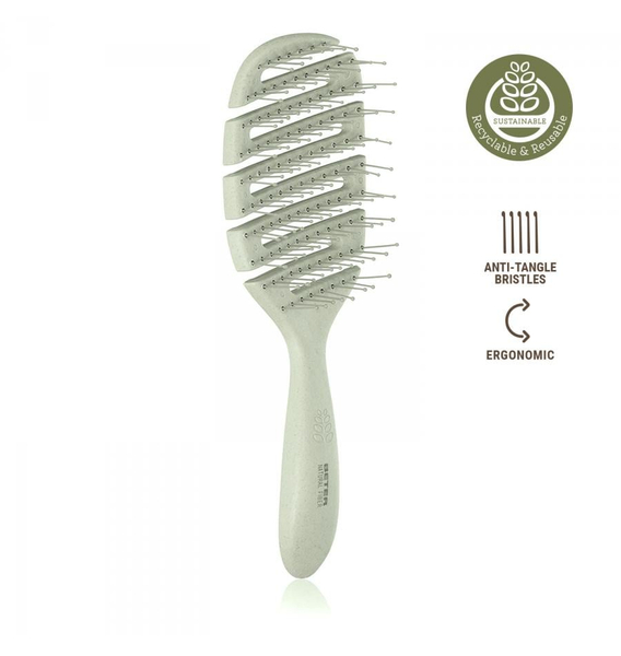 Fotoja e Beter Natural Fiber Flexible Vent Brush - Mint Green