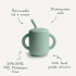 Fotoja e Silicone Training Cup + Straw - Blush, Picture 2