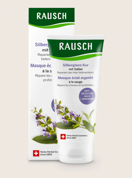 Fotoja e Trajtimi Rausch Silver-Shine me Salvie për Flokë Blond ose Gri (100ml)