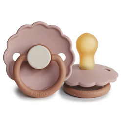 Fotoja e FRIGG Daisy Natural Rubber Pacifier 1 Piece - Biscuit