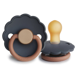Fotoja e FRIGG Daisy Natural Rubber Pacifier 1 Piece - Aurora