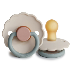 Fotoja e FRIGG Daisy Natural Rubber Pacifier 1 Piece -  Cotton Candy