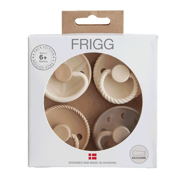 Fotoja e FRIGG 4-Pack Pacifiers - Latex Size 1 - Crystal Sparkle