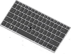 Fotoja e Tastierë për laptop HP Point Stick L13698-051, gjuhë frënge, e zezë