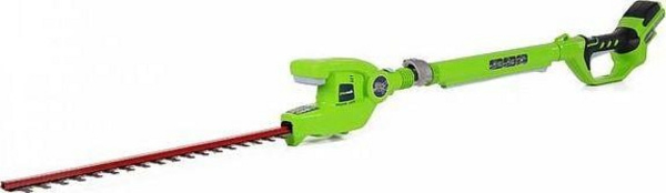 Fotoja e Prerëse gardhi Greenworks Cordless G24PH51, 51 cm, e gjelbër