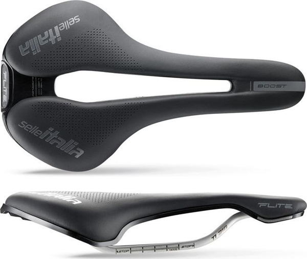 Fotoja e Shalë për biçikletë Selle Italia FLITE BOOST SUPERFLOW S, e zezë