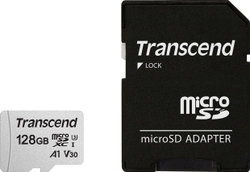 Fotoja e Kartelë memorie Transcend MicroSDXC 300S, 128GB, 10 UHS-I/ U3