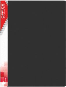 Fotoja e Dosje për dokumente A4, Office Products, 10 faqe, 520mic, e zezë