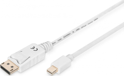 Fotoja e Kabllo Digitus DisplayPort Mini - DisplayPort, 2m, e bardhë