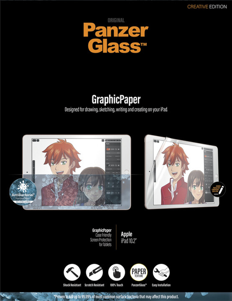 Fotoja e Folie mbrojtëse PanzerGlass GraphicPaper™ për Apple iPad 10.2''
