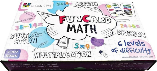 Fotoja e Kartë argëtuese Creativo matematikë krijuese
