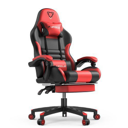 Fotoja e Karrike gaming Furgle, e zezë / kuqe
