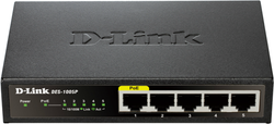 Fotoja e Ndërprerës D-Link DES-1005P, i zi