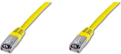 Fotoja e Kabllo Digitus Patchcord, SF/UTP, Cat5e, 1m, e verdhë