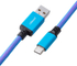 Fotoja e Kabllo spirale CableMod Pro, USB-C/USB-A, 1,5m, e kaltër, Picture 3