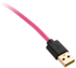 Fotoja e Kabllo Ducky Premicord, USB-C/USB-A, 1,8m, e purpurtë/rozë, Picture 4