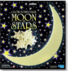 Fotoja e Dekoruese muri Russell Stars and Moon, e zezë / e verdhë