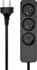 Fotoja e Kabllo ProXtend Danish Power Strip, 3 priza, 4 m, e zezë, Picture 2