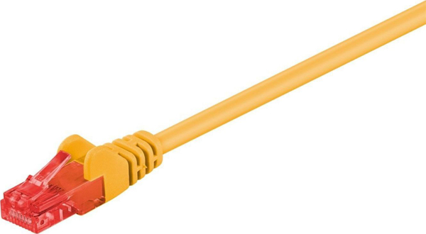 Fotoja e Kabllo rrjeti Wentronic Goobay 68428, RJ-45, Cat.6, 7.5 m, e verdhë