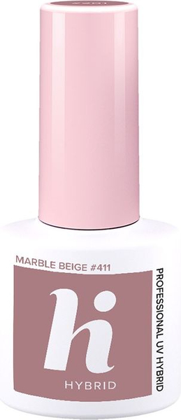Fotoja e Llak për thonj Hi Hybrid No. 411 Marble Beige, 5ml