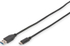 Fotoja e Kabllo Digitus USB-A në USB-C, 1m, e zezë, Picture 1